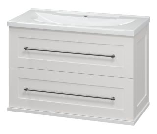 Подвесная тумба под раковину Misty Марта 80см белый